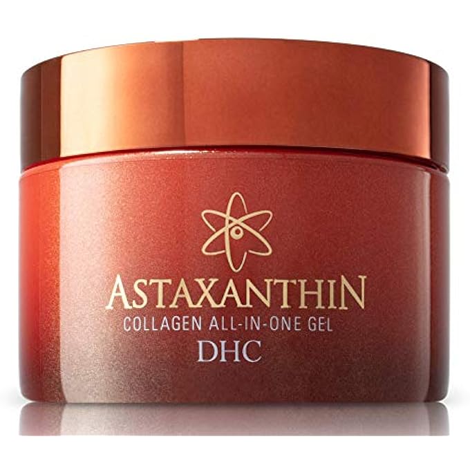 DHC ASTAXANTHIN COLLAGEN ALL-IN-ONE GEL, BRIGHTENING DAYTIME FACIAL MOISTURIZER, LIGHTWEIGHT, TONING, HYDRATING, ABSORBS QUICKLY, COLLAGEN, FRAGRANCE AND COLORANT FREE, IDEAL FOR ALL SKIN TYPES - Image 1